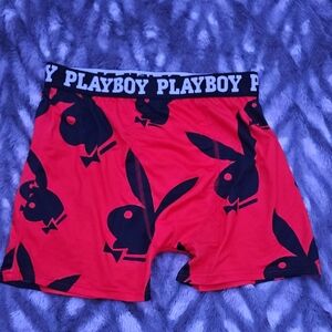 PLAYBOY Red Boxer Shorts